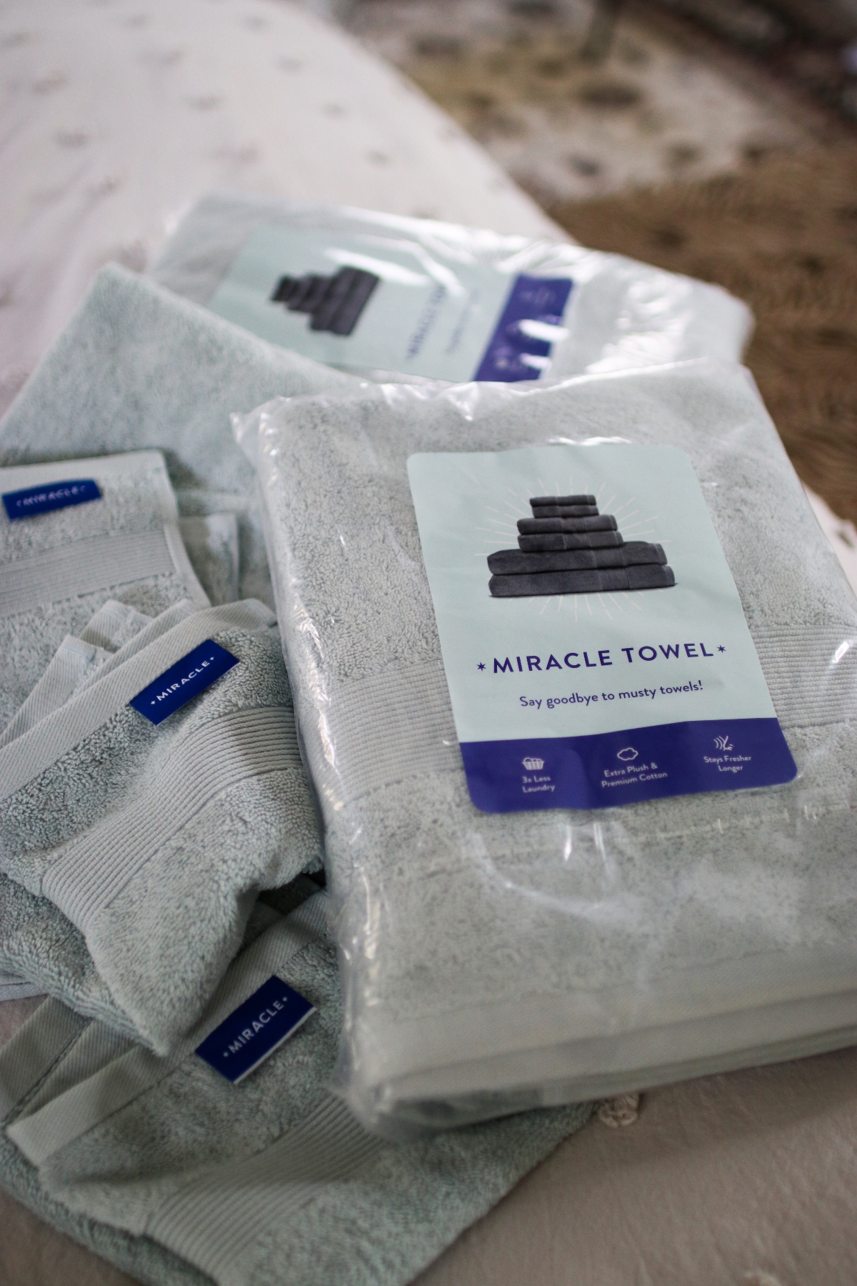 MIRACLE Brand: Towels that fight unwanted bacteria 