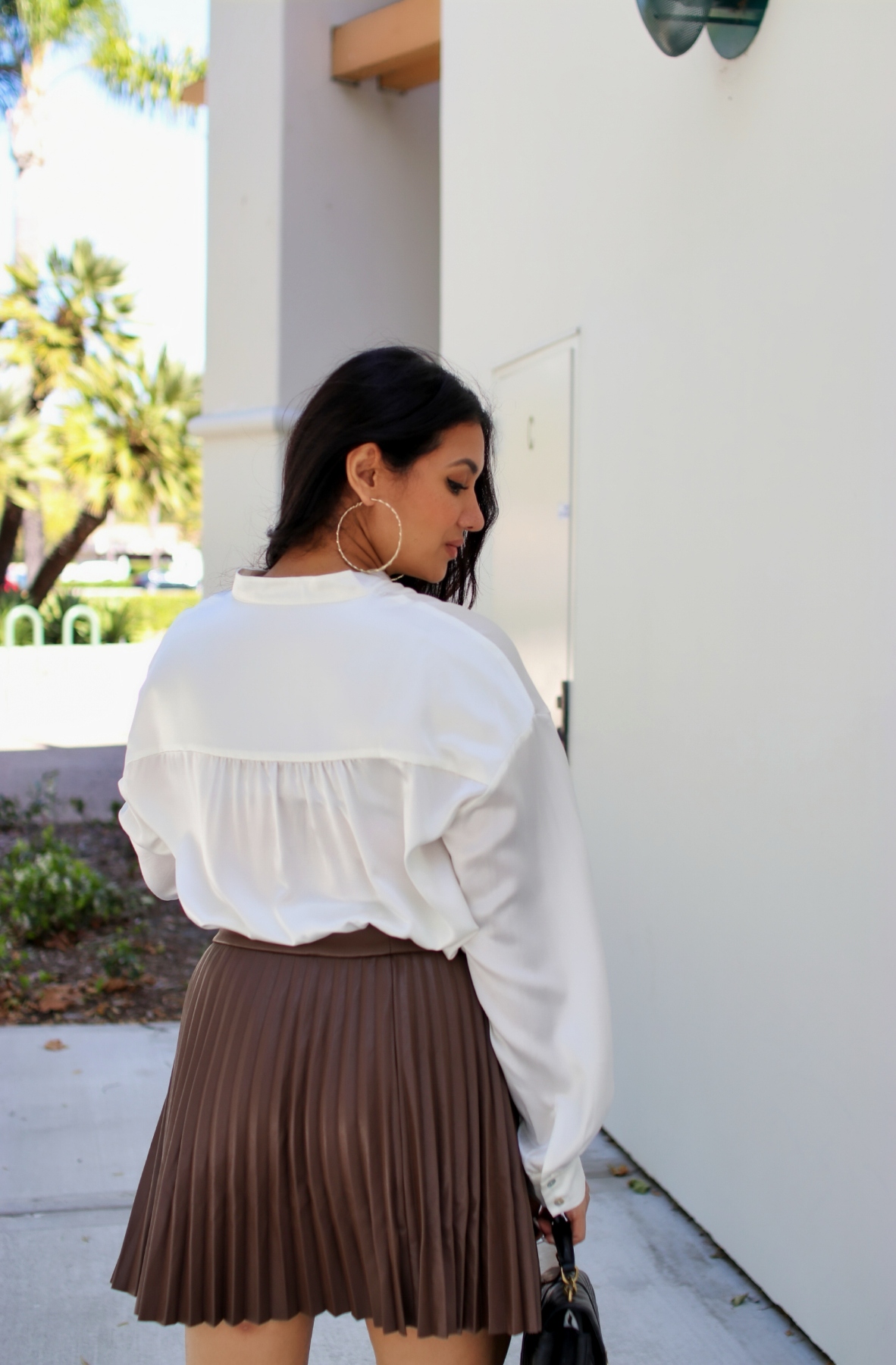 MOFT New Silk Collection | Classic White Silk Long-Sleeved Blouse 