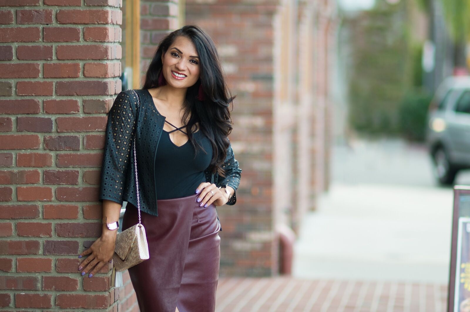 To Thine Own Style Be True | Petite Fashion and Lifestyle Blog | Burgundy: A New Winter Favorite