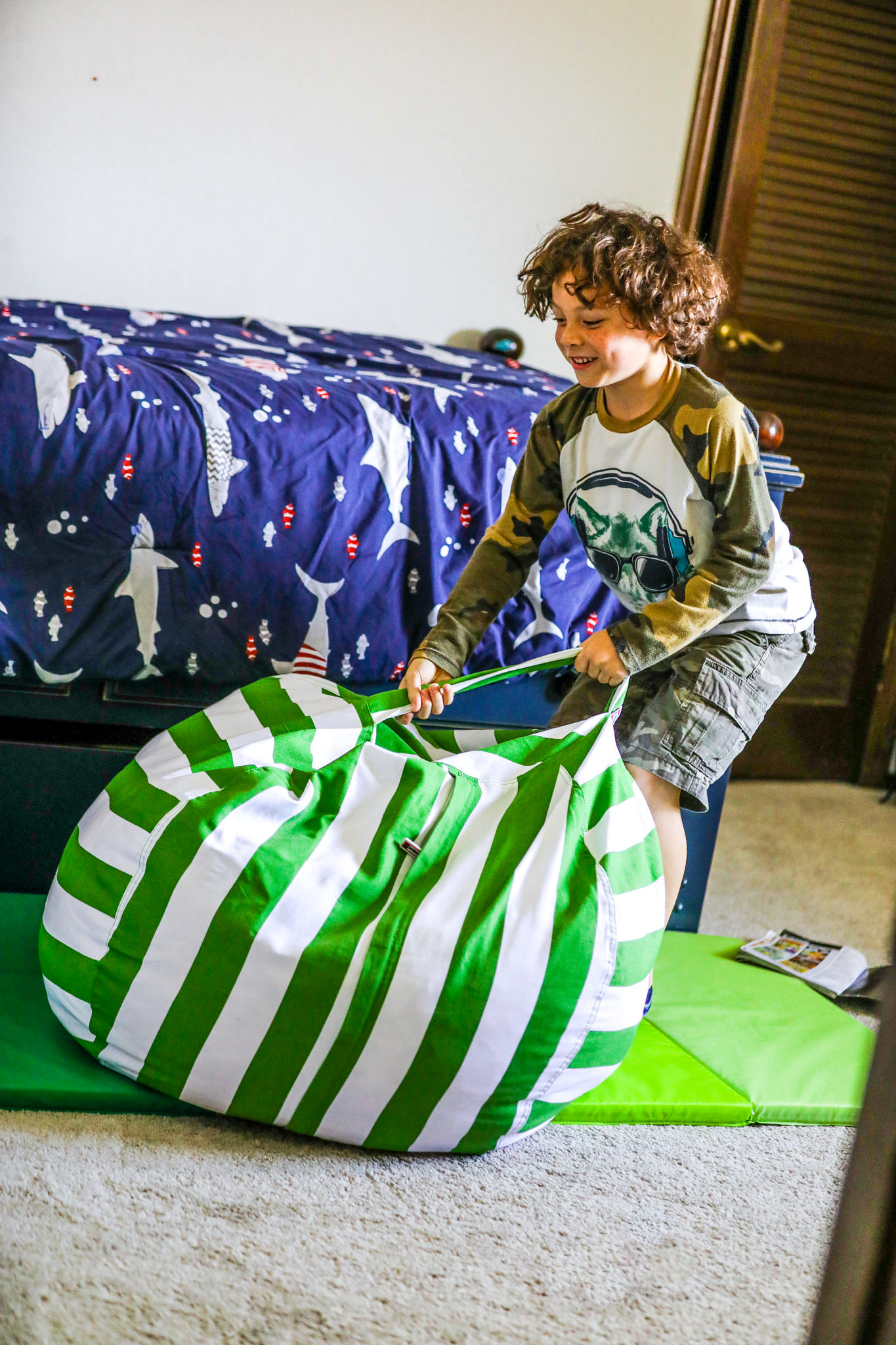 Perfect for Play and Storage: Stuffable Bean Bag
