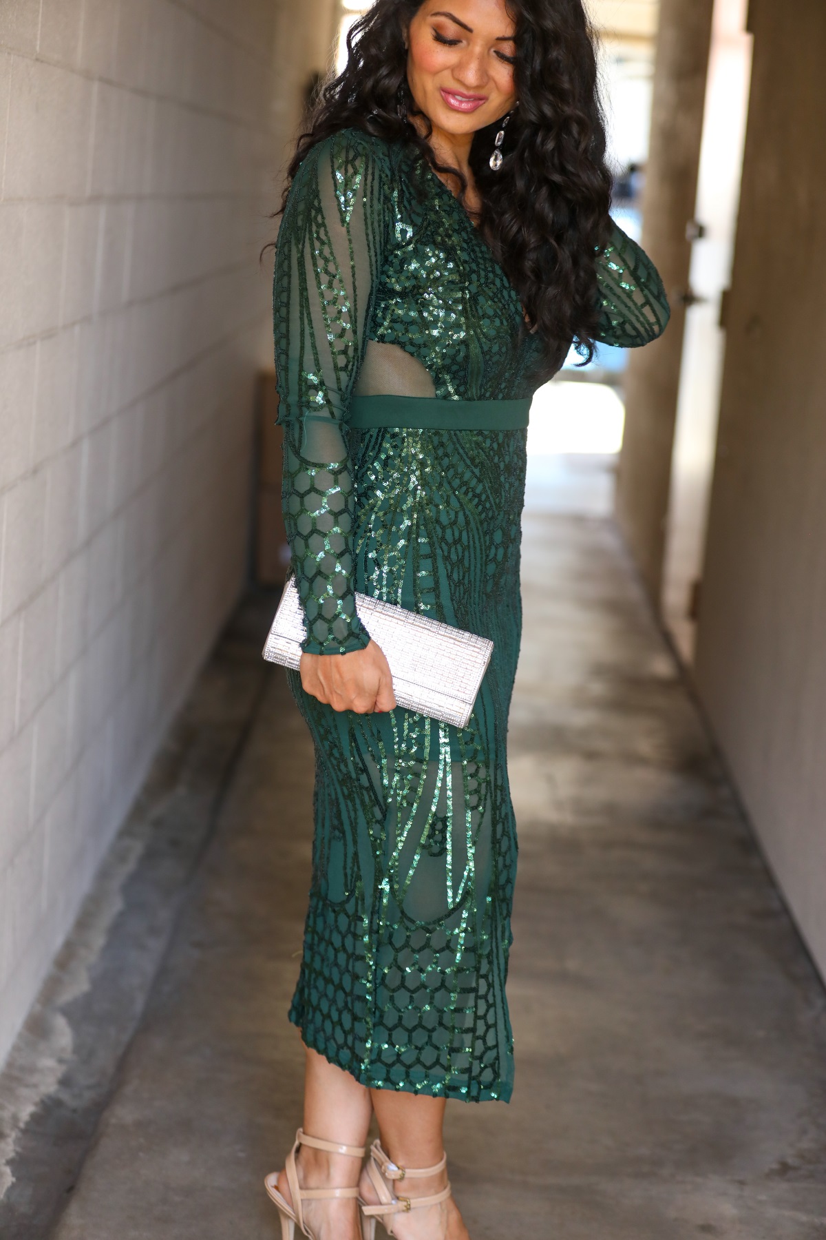Fashion and Style Blog | Windsor Kim Sequin Formal Midi Dress | 5 Reasons Why You Should Shine Bright Like A Diamond