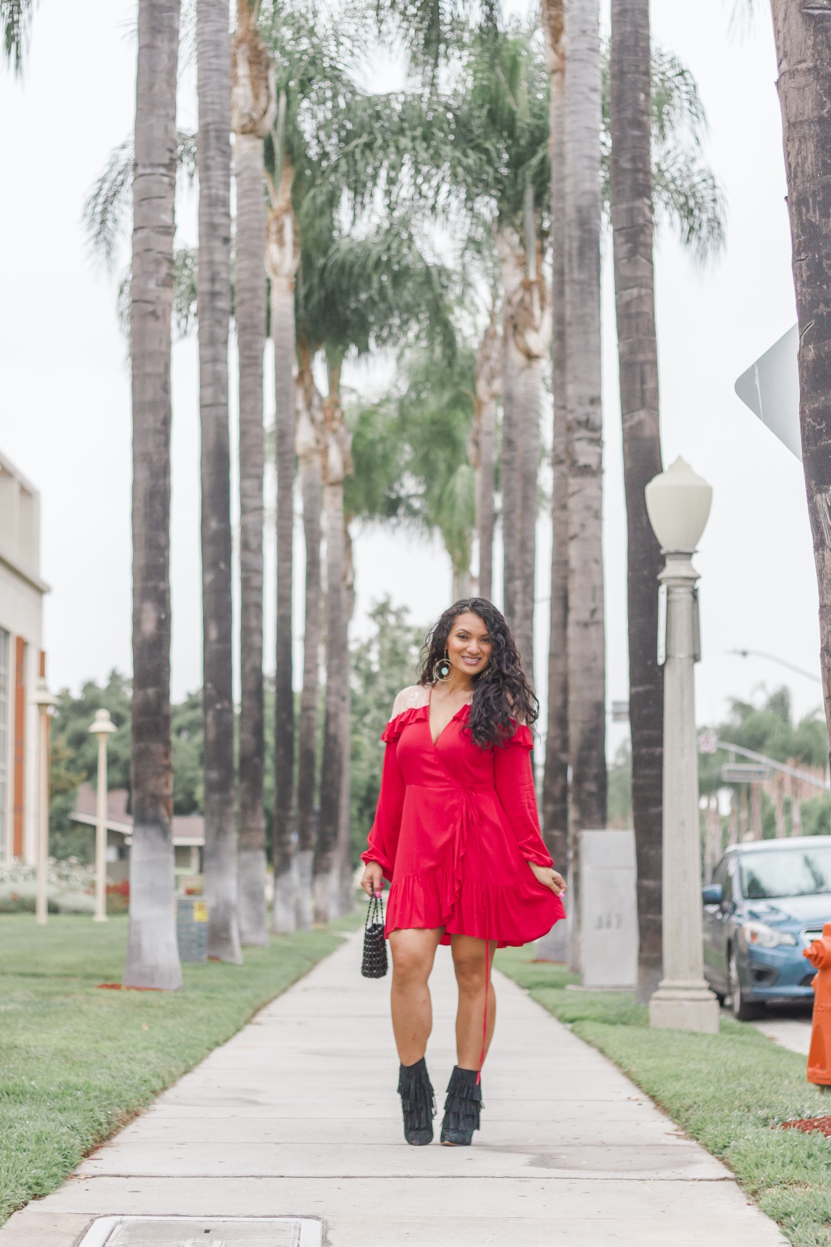Little Red Dress | Debbie Savage Orange County Fashion Blogger at To Thine Own Style Be True