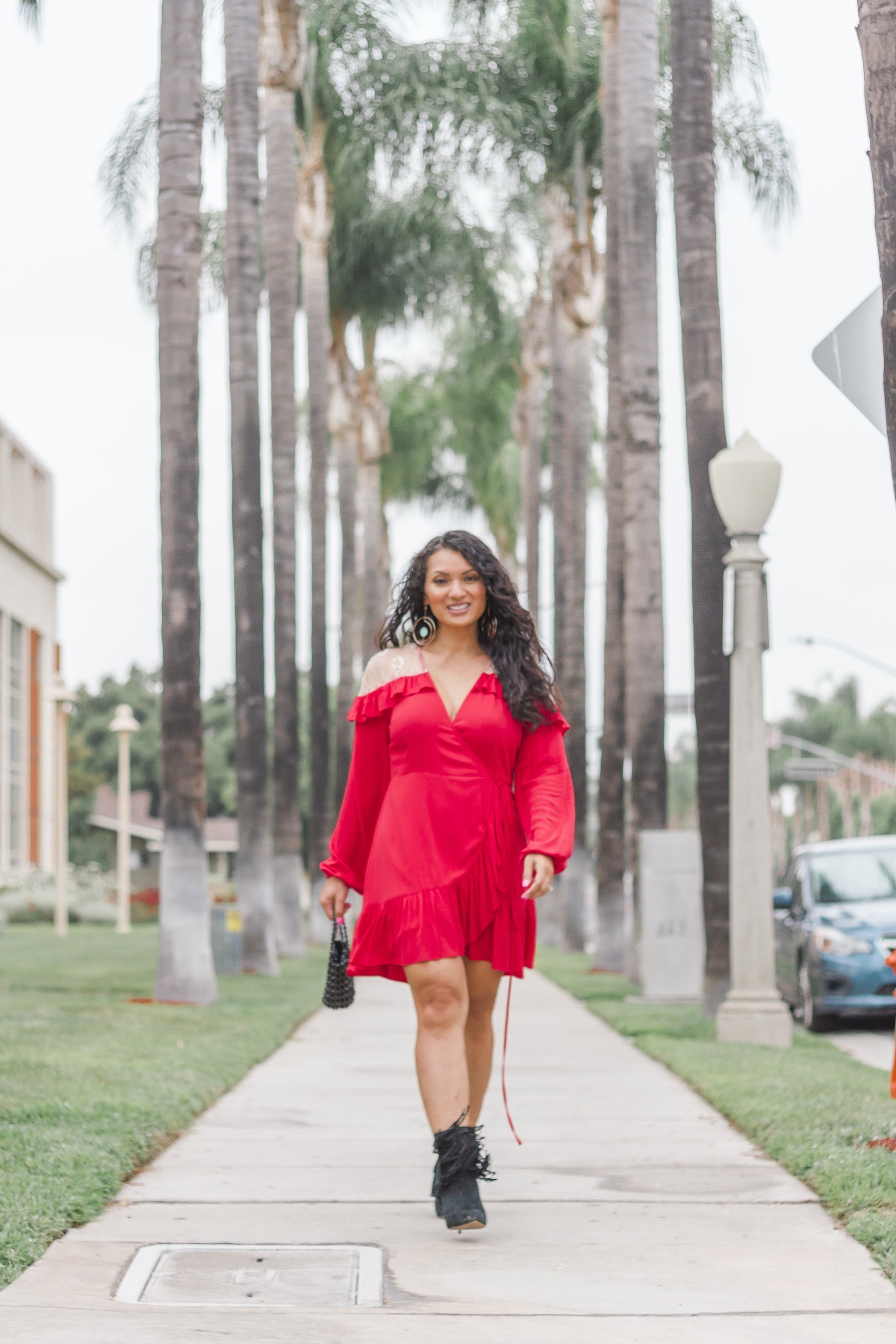Little Red Dress | Debbie Savage Orange County Fashion Blogger at To Thine Own Style Be True