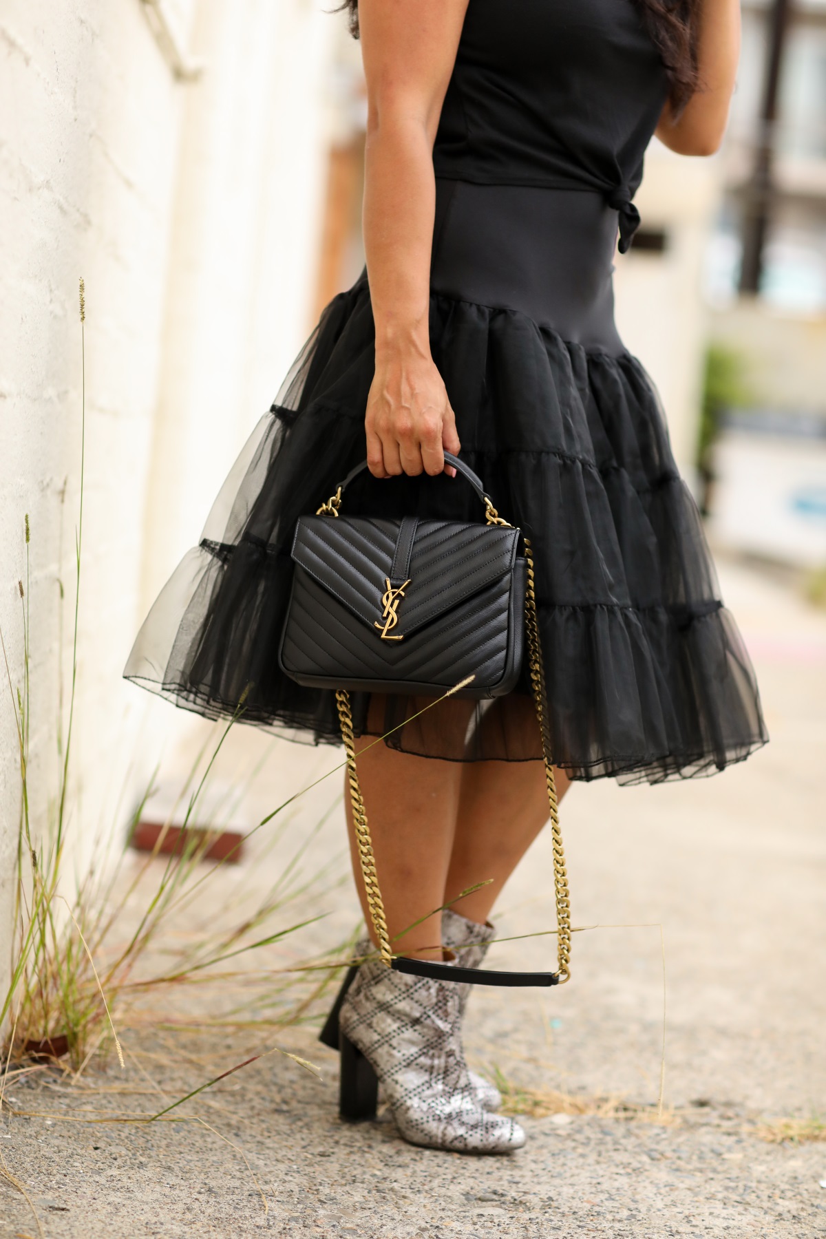 Nordstrom Anniversary Sale: Handbags | Saint Laurent Medium College Shoulder Bag | Orange County Fashion Blogger Debbie Savage