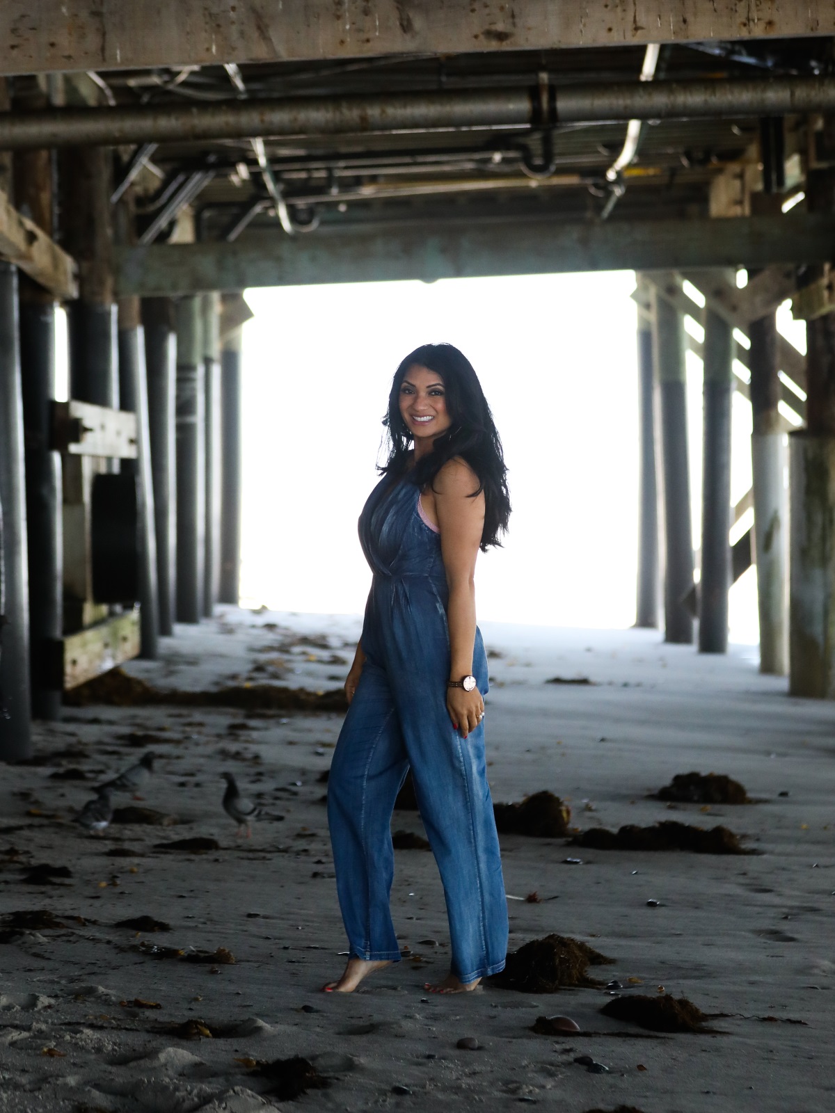 Denim Jumpsuit | Orange County Fashion Blogger Debbie Savage at To Thine Own Style Be True