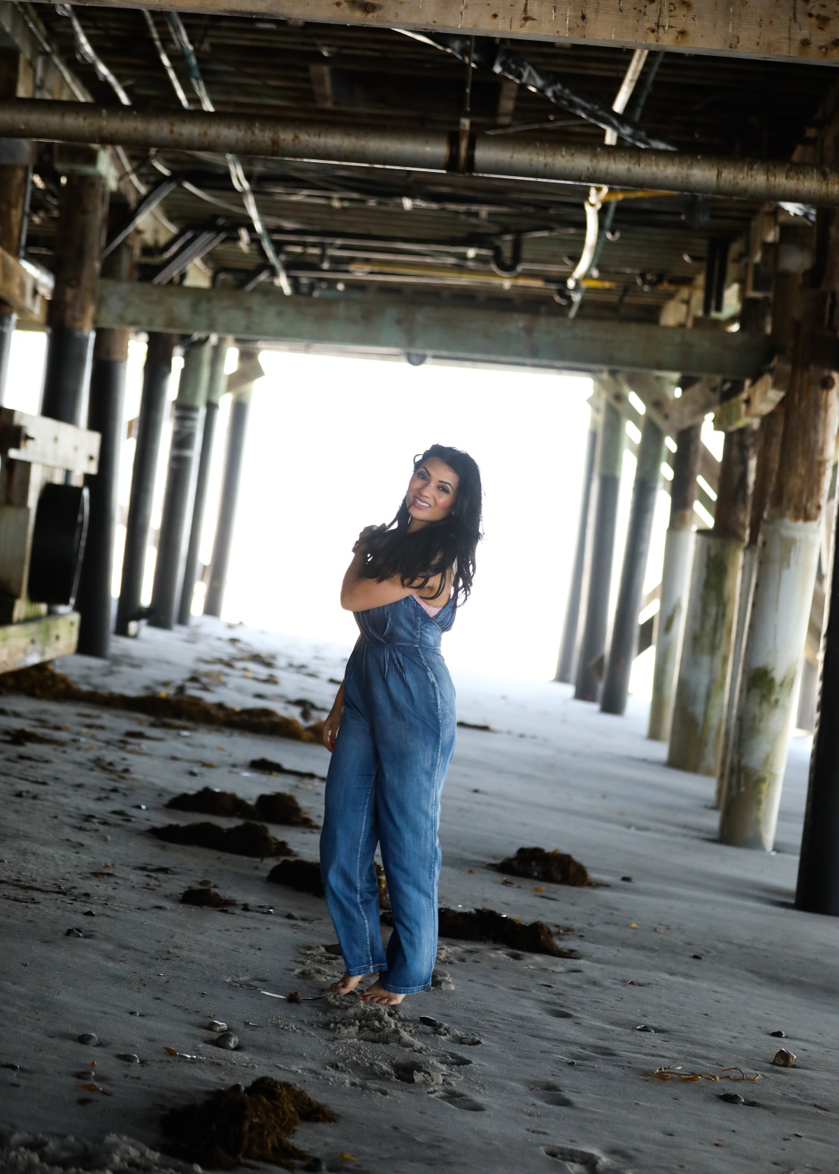 Denim Jumpsuit | Orange County Fashion Blogger Debbie Savage at To Thine Own Style Be True