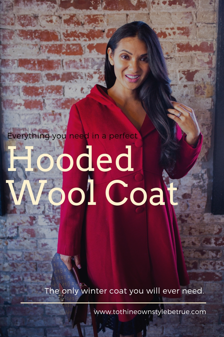 Looking for the perfect winter coat? Orange County Blogger Debbie Savage is sharing everything you need to know about the perfect hooded wool coat here! 