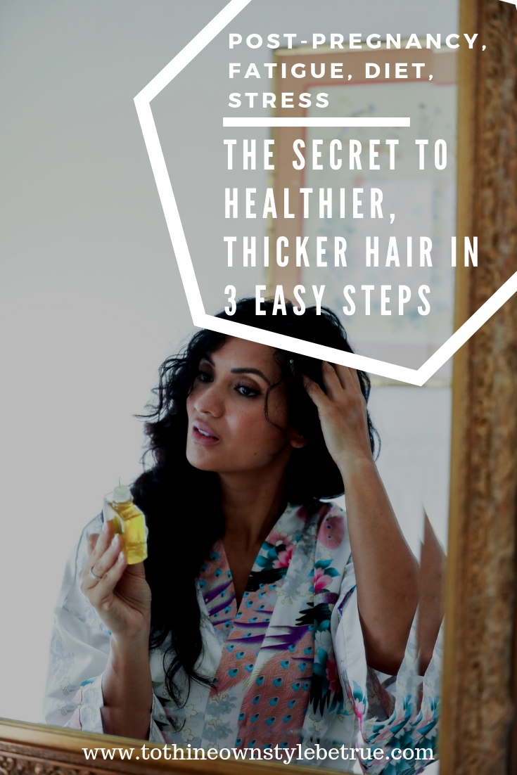 Suffer from thinning hair? Save this post ASAP! Orange County Blogger Debbie Savage is sharing her top 3 tips to healthier thicker hair! 