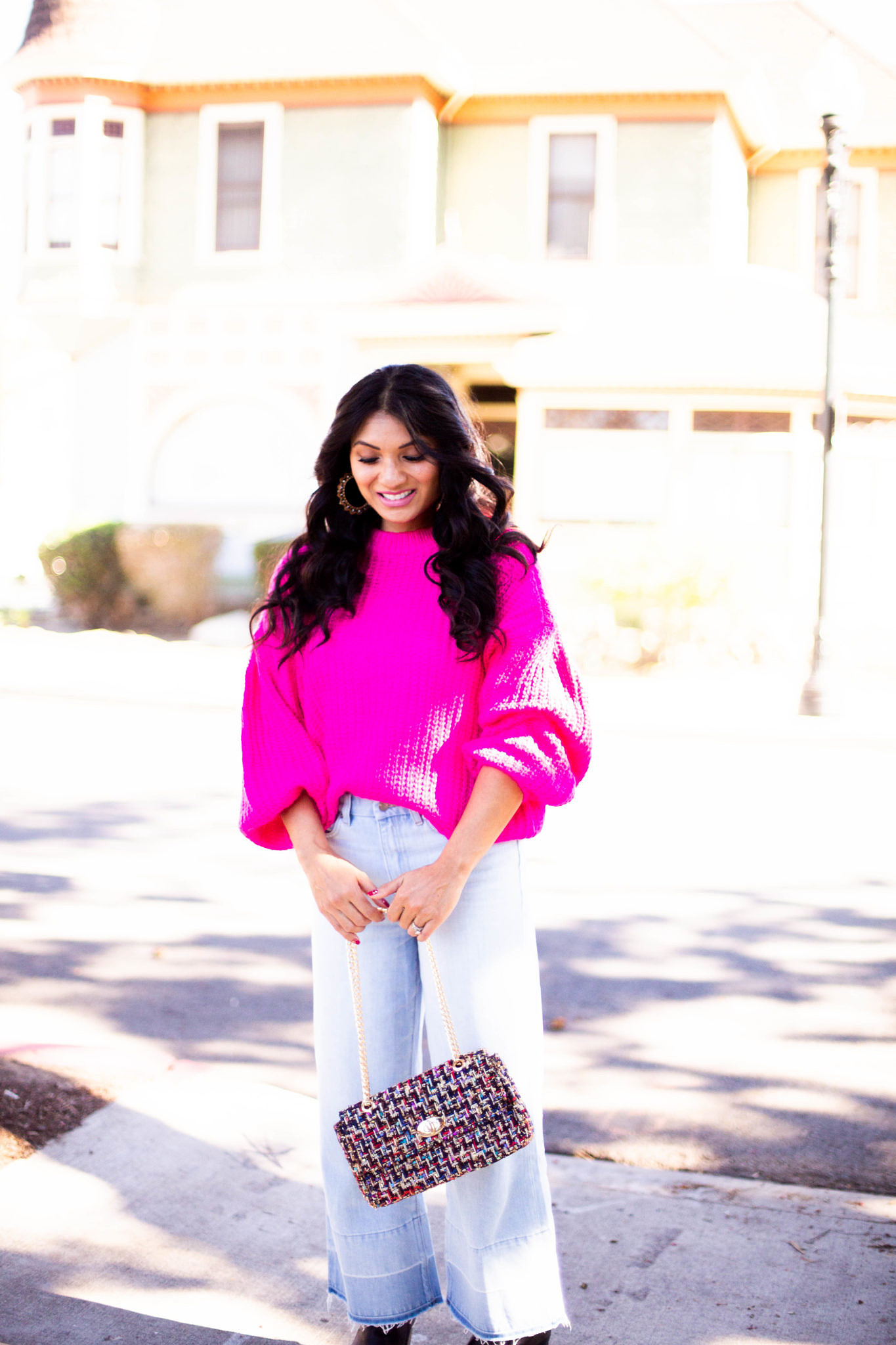 What is Trending: Hot Pink Sweaters