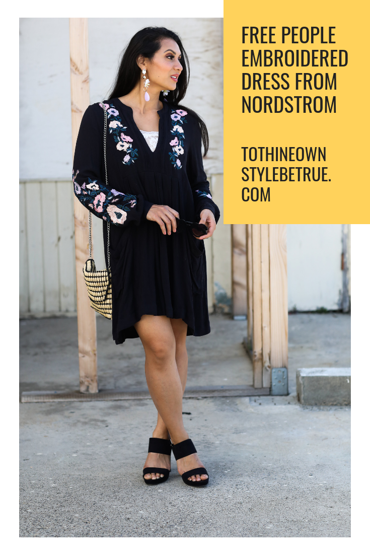 Curious how to style an embroidered dress? Orange County blogger Debbie Savage is sharing her favorite way to style an embroidered dress effortlessly.  See how HERE!