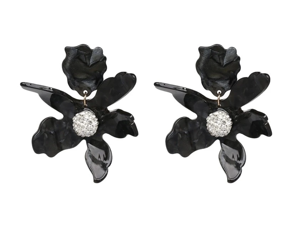 Rue Flower Clip-On Earrings | The Songbird Collection