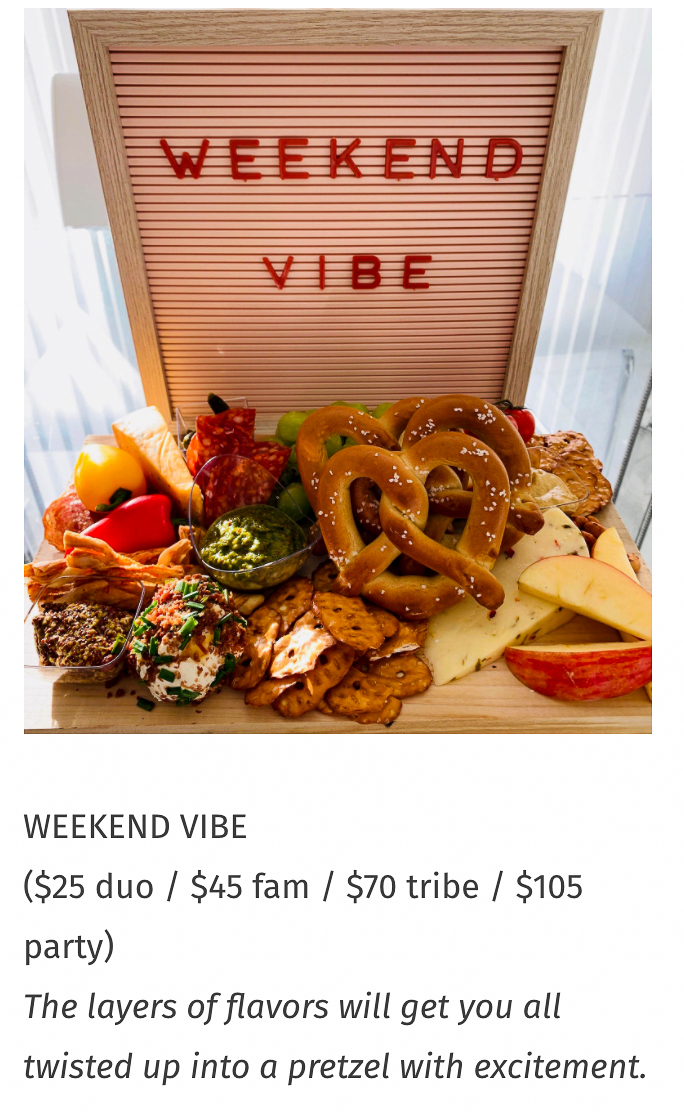 Try Vibe O Clock: Appetizer Boards Delivered To Your Door!